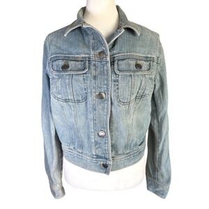 Lauren‎ Jeans Co Size Small Ralph Lauren Womens Denim Jean Jacket Blue Mid Wash